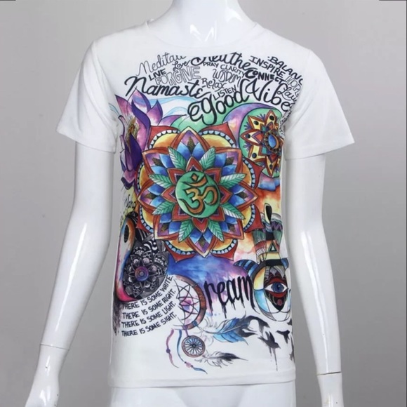 Graffic Crew Neck T- Shirt - Picture 3 of 4